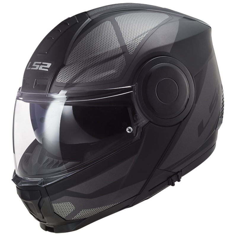 Шлем (модуляр) LS2 FF902 (L) SCOPE AXIS Black Titanium