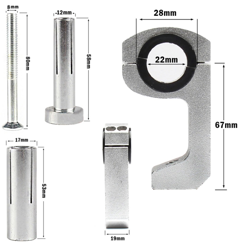 Крепление для защиты рук Regulmoto 22/28