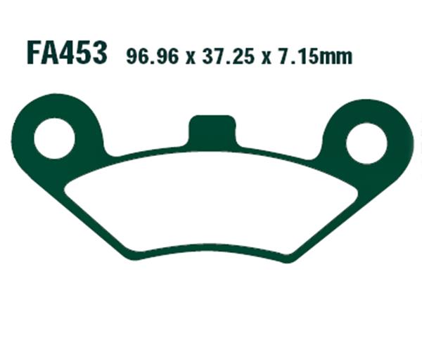 Колодки тормозные диск FA453 CF-Moto Stels