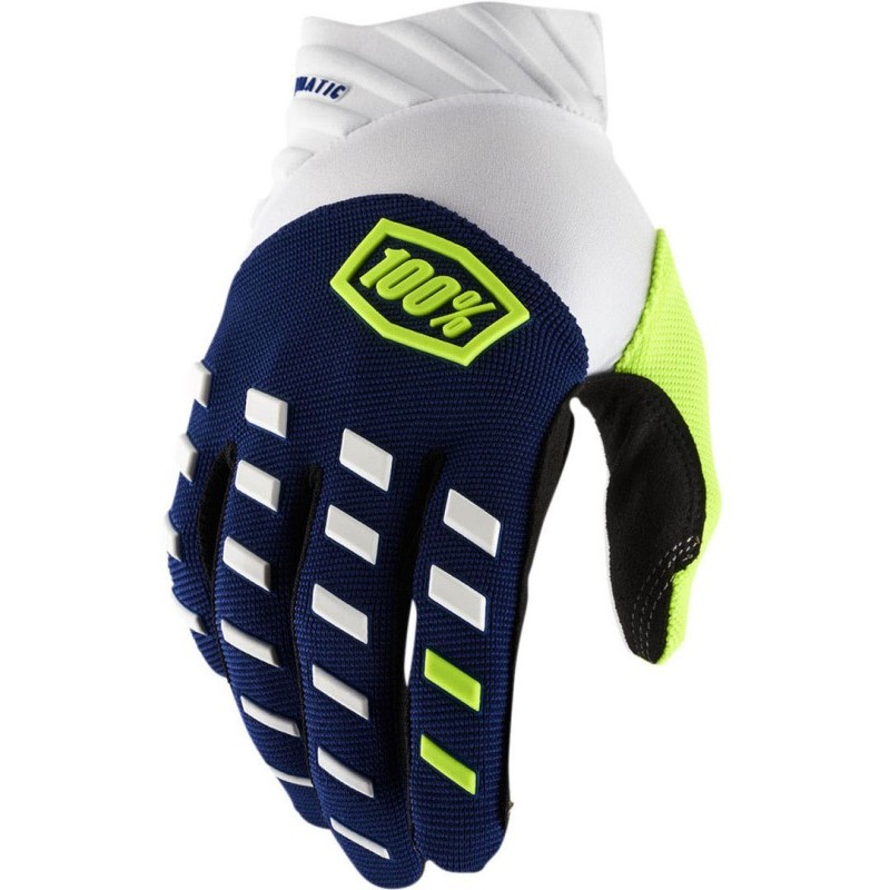 Перчатки 100% Airmatic Glove L (Navy/White) 2022