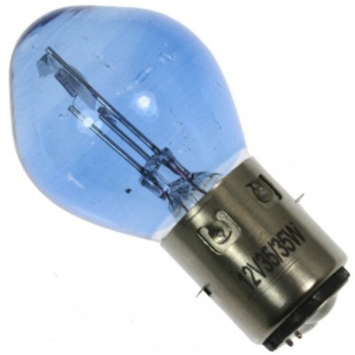 Лампа фары галоген H6M BA20D 12V 35/35W синяя