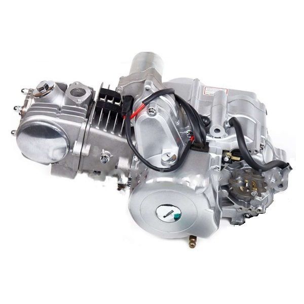 Двигатель в сборе 152FMI 125сс (полуавтомат,3ск+реверс, стартер верхний)