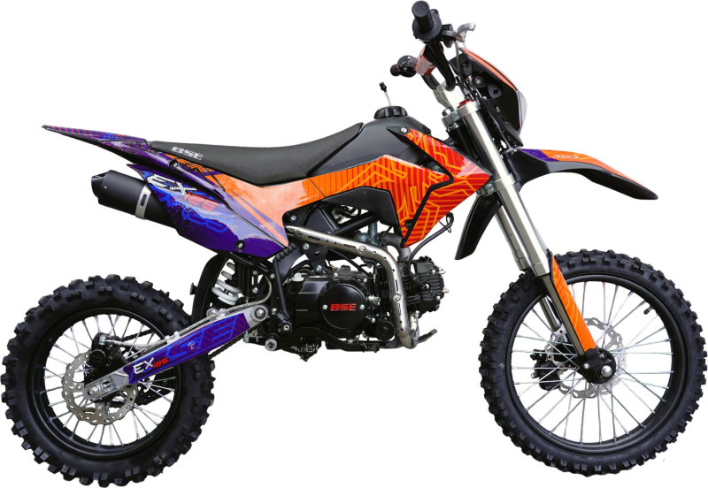 Питбайк BSE EX-125e 17/14 Blue Orange ant (020)