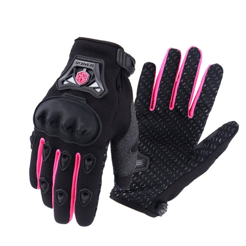 Перчатки женские Scoyco MC29W S (черный/розовый)