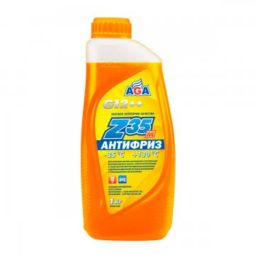 Жидкость охлаждающая AGA Z35-35C G12++ 946ml