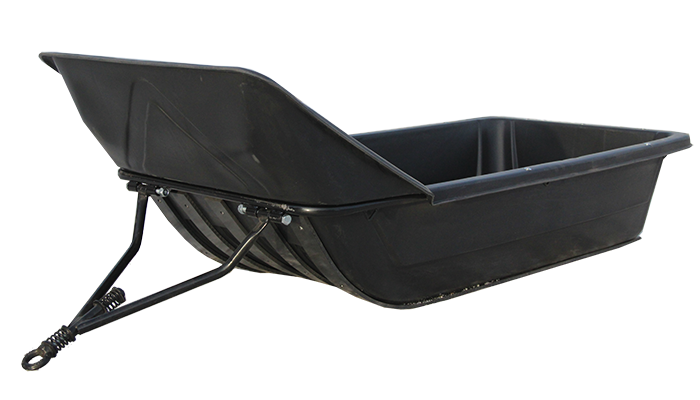 Сани волокуши 1900 с прицепным + отбойник + накладки 8мм