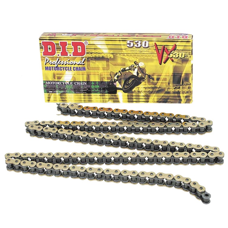 Цепь приводная DID 530 VX Gold & Black
