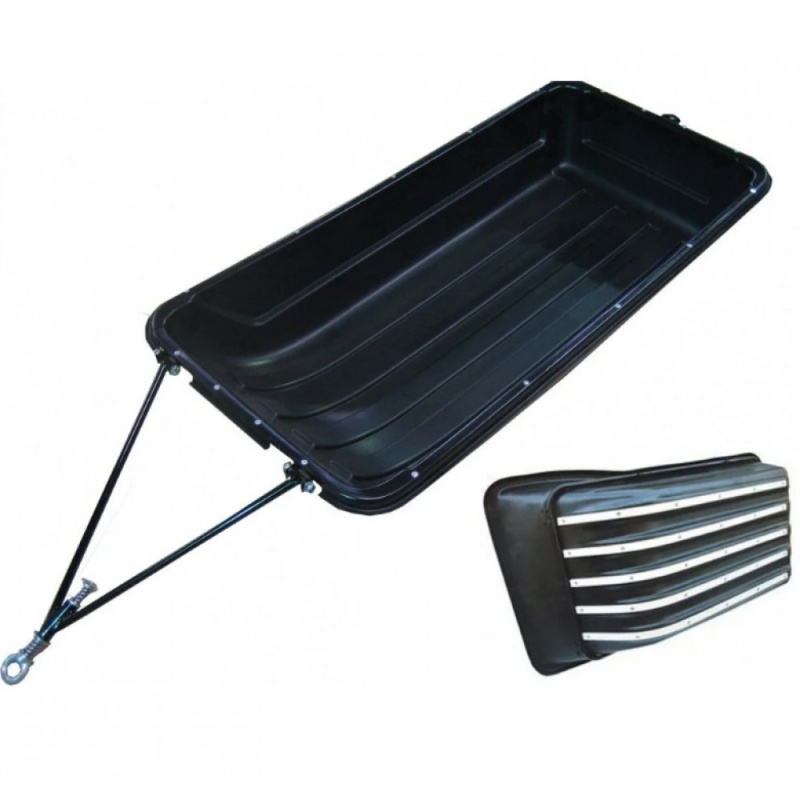 Сани волокуши 1800 (1800х710х260) СВ-1 с прицепным + накладки