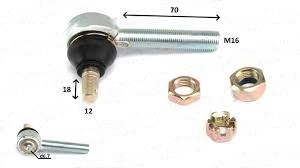 Опора шаровая верхняя ATV WILD TRACK (М17х74 мм, М12х17 мм)