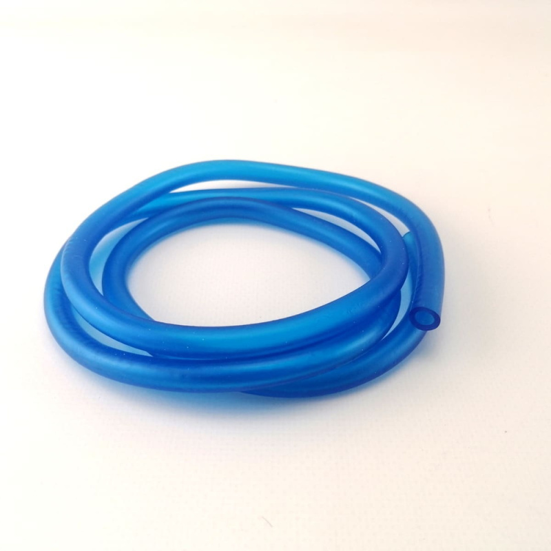 Шланг топливный d-8 (4) синий силикон 1 метр