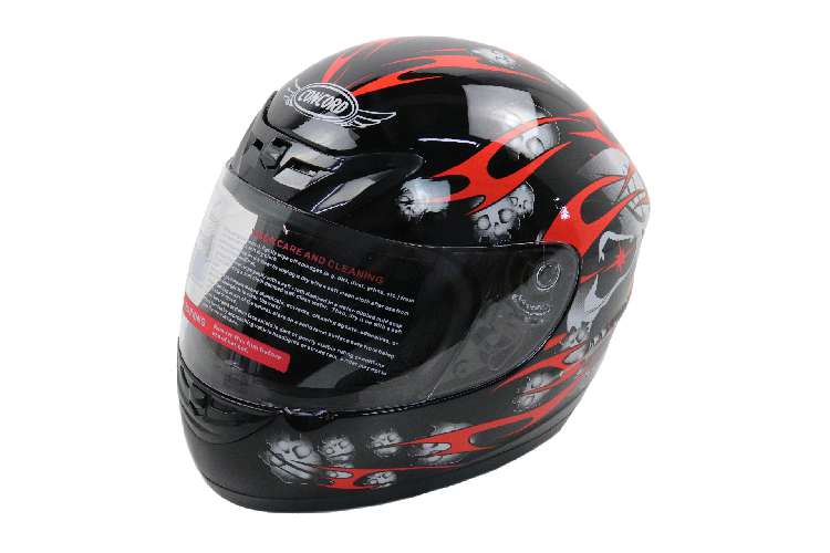 Шлем (интеграл) CONCORD XZF03 черный XXL