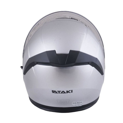 Шлем (открытый) ATAKI JK526 SOLID L серебристый глянцевый