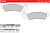 Колодки тормозные диск FDB496Р