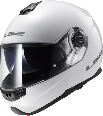 Шлем снегоходный (модуляр) LS2 FF325 Strobe electric SNOW GLOSS WHITE XL