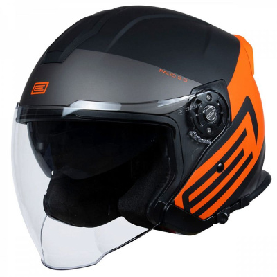 Шлем (открытый) ORIGINE PALIO SCOUT (L) Hi-Vis оранжевый/черный матовый
