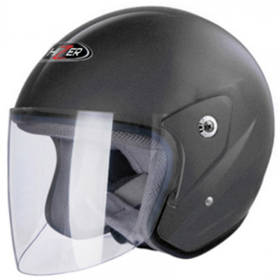 Шлем (открытый) HIZER 212 matte-black S