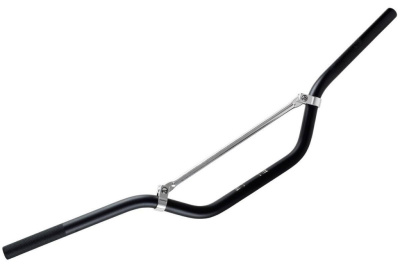 Руль с перекладиной черный 22мм 