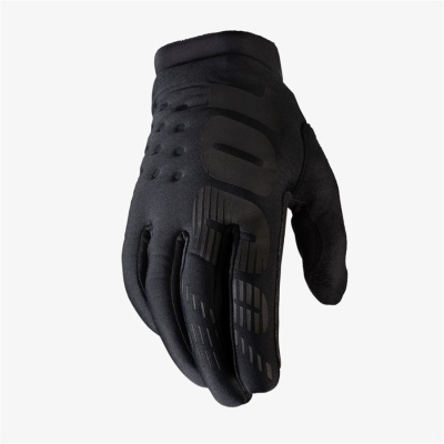 Перчатки 100% Brisker Glove (Black/Grey) S