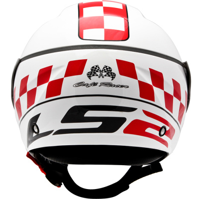 Шлем (открытый) LS2 OF559 CAFE RACER (M) WHITE