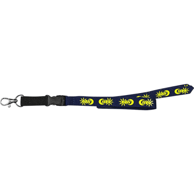 Ремешок для ключей (на шею/резиновый) VR46 Black/yellow