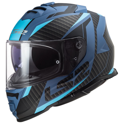 Шлем (интеграл) LS2 FF800 (L) STORM RACER MATT BLUE