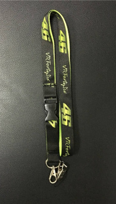 Ремешок для ключей (на шею) VR46 Black/Green