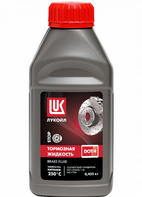 Тормозная жидкость DOT-4 Лукойл 455г.