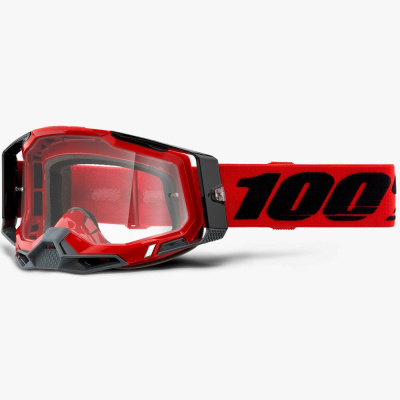 Очки 100% Racecraft 2 Google Red/Clear Lens