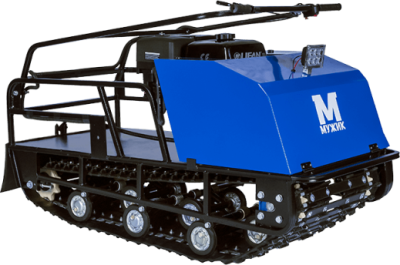 Мотобуксировщик Мужик К-600/1450 17л/с (катковая подвеска