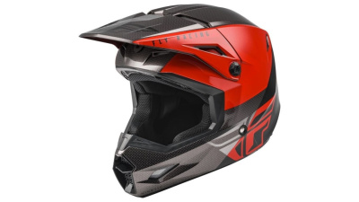 Шлем (кроссовый) FLY RACING KINETIC DRIFT (M) серый/красный