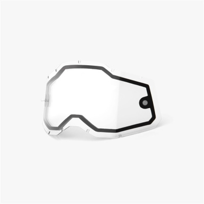 Стекло очков 100% RC2/AC2/ST2 Replacement Leans Dual Pane Clear