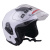 Шлем (открытый) ATAKI JK526 SOLID XL белый глянцевый