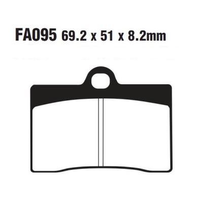 Колодки тормозные диск FA095 Yamaha JOG, Neos, Booster, ZR
