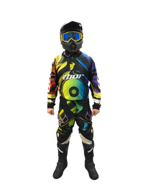 Джерси THOR (M/L) Core Scorpio черный/синий/желтый