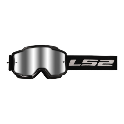 Очки LS2 CHARGER PRO Goggle (черные с прозрачной линзой)