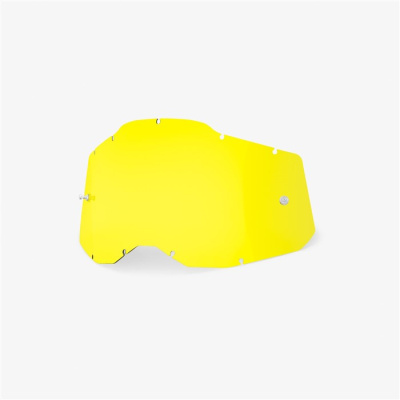 Стекло очков 100% RC2/AC2/ST2 Replacement Leans Yellow