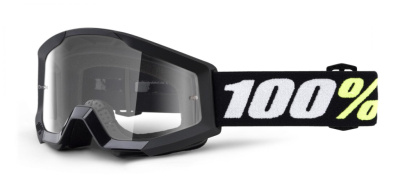 Очки 100% Strata Mini Black/Clear Lens