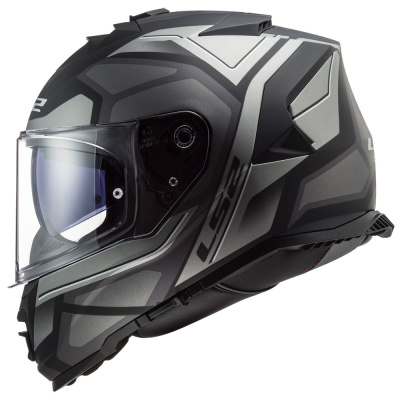 Шлем (интеграл) LS2 FF800 (XXL) STORM FASTER Matt Titanium