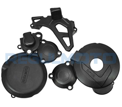 Защита (крышки двигателя) ZS250-300 PR Regulmoto черный