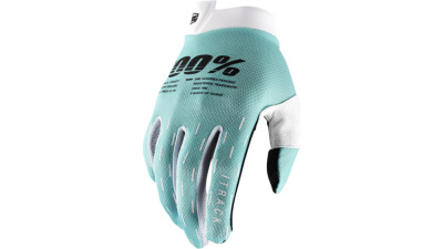 Перчатки 100% ITrack Glove Black\Aqua L