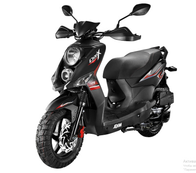 Скутер SYM Crox 125 черный