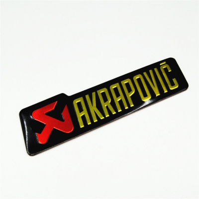 Наклейки 3D AKRAPOVIC