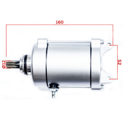 Электростартер 4Т CG150\Cb250 (9 зуб)