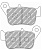 Колодки тормозные диск.FDB2292EF