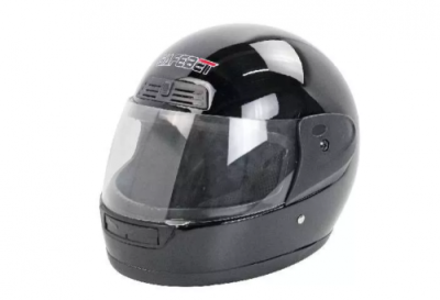 Шлем (интеграл) SAFEBET HF-101 черный глянец S-XXL