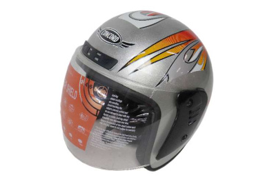 Шлем (открытый) CONCORD XZH03 серебро XXL