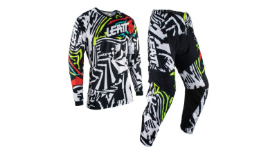 Комплект штаны/джерси LEATT 3.5 (XS) Ride Kit Zebra 2023