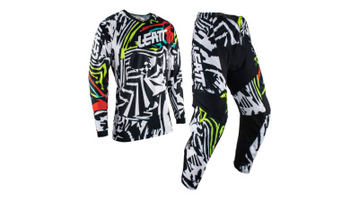 Комплект штаны/джерси LEATT 3.5 (XL) Ride Kit Zebra 2023