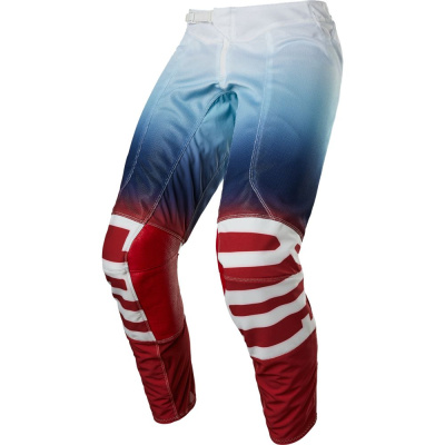 Брюки для мотокросса FOX (32) Airline Reepz Pant White/Red/Blue