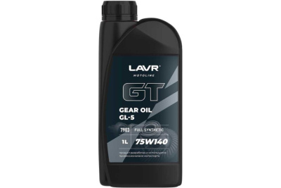 Масло LAVR GT Gear Oil 75W140 GL5 1lt